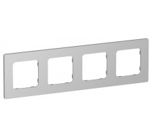 FLITE Classic Рамка 4-ая РУ-4-К-ФлА алюминий  FI-M42-32-20-K47  IEK