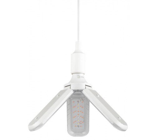 Фитолампа для растений светодиодная  GREEN LINE ФИТО-30W-PL-E27-GR 3-х лепестковая красно-синего спектра 30 Вт Е27  Б0064542  ЭРА