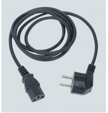 Simon Connect Кабель электрический с вилкой 2к+з Schuko, 2м, графит  KTL8-14  Simon