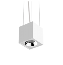 Светильник светодиодный DL-02 Cube подвесной 100х110 мм 12Вт 3000K 35° RAL9010 белый мат.  V1-R0-00360-30000-2001230  VARTON