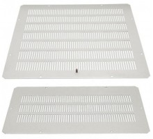 Заглушка WZ-1718-39-01-011 с перф.д.отв.A (380x380мм) в пл/кр.к нап.шк.,420x420мм,мет.,сер.(RAL 7035) (1718-39-1-1/7035)  17894  Zpas