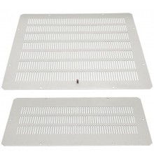 Заглушка WZ-1718-39-01-011 с перф.д.отв.A (380x380мм) в пл/кр.к нап.шк.,420x420мм,мет.,сер.(RAL 7035) (1718-39-1-1/7035)  17894  Zpas