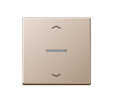 Клавиша для KNX кнопки, 1 группа, с окошком, символы стрелки; дюропласт; шампань  A101KO5PCH  Jung