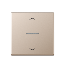 Клавиша для KNX кнопки, 1 группа, с окошком, символы стрелки; дюропласт; шампань  A101KO5PCH  Jung