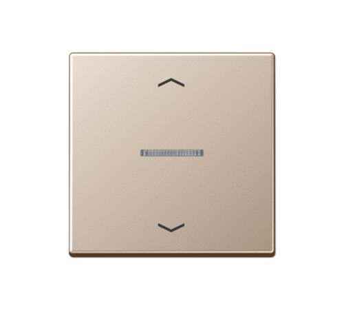 Клавиша для KNX кнопки, 1 группа, с окошком, символы стрелки; дюропласт; шампань  A101KO5PCH  Jung