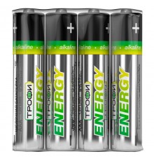 Батарейка щелочная (алкалиновая) LR03-4S ECO (60/960/34560) (AAA)   Б0017041  ТРОФИ