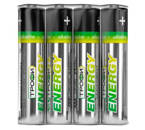 Батарейка щелочная (алкалиновая) LR03-4S ECO (60/960/34560) (AAA)   Б0017041  ТРОФИ