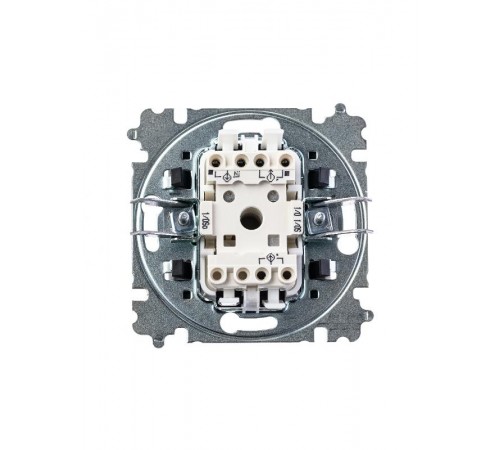 ABB Levit Серый / белый Выключатель кнопочный 1-кл.  3559H-A91445 16W  2CHH599145A6016  ABB