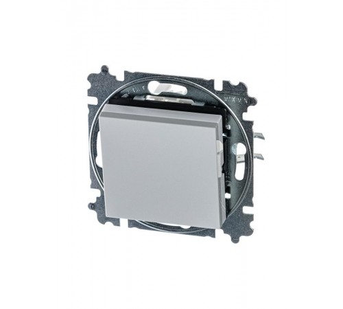 ABB Levit Серый / белый Выключатель кнопочный 1-кл.  3559H-A91445 16W  2CHH599145A6016  ABB