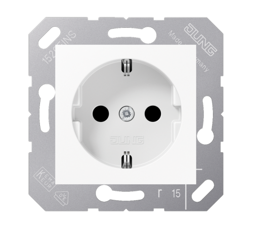 SCHUKO-розетка с защитой от детей CD5120BFKIWW Jung