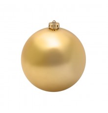 Елочная фигура Шар, 15 см, цвет золотой матовый  502-301  NEON-NIGHT