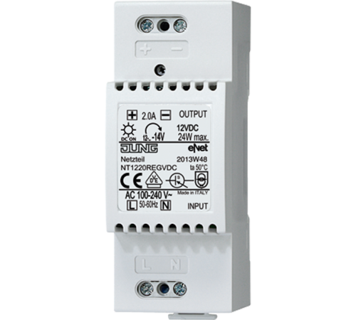блок питания 12В на рейку  NT1220REGVDC  Jung