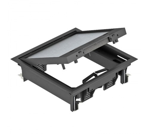 Лючок GES4-2U (универсальный) 6xModul45 (для 2xUT3, полиамид, черный)  7405146  OBO Bettermann