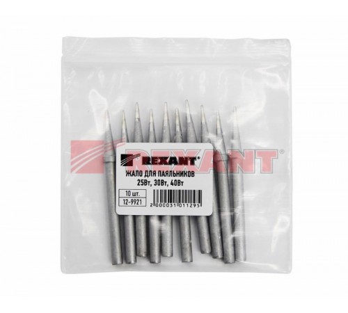 Жало для паяльников 25, 30 и 40 Вт (арт. 12-0121, 12-0122, 12-0123)   12-9921  REXANT
