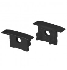 Заглушка SL-SLIM-H13M-F25 BLACK с отверстием (Arlight, Пластик)  037515  Arlight