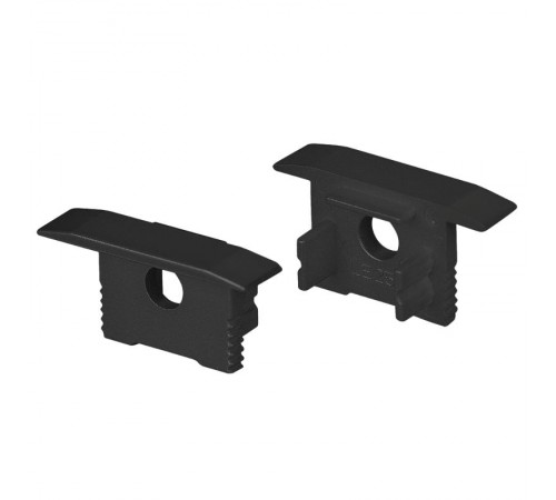 Заглушка SL-SLIM-H13M-F25 BLACK с отверстием (Arlight, Пластик)  037515  Arlight