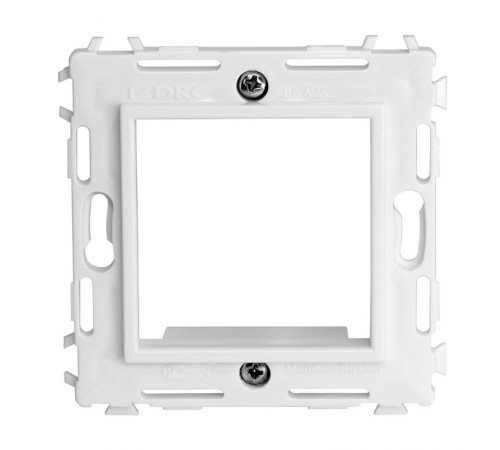 Brava белый Каркас одноместный без лапок RAL9016 С/У 2 мод  75020W  DKC