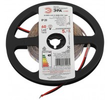 Лента светодиодная LS 2835-6-60-12-3500K-IP20-1 year-5m  Б0053974  ЭРА