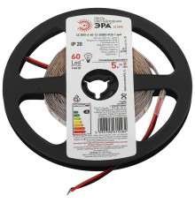 Лента светодиодная LS 2835-6-60-12-3500K-IP20-1 year-5m  Б0053974  ЭРА