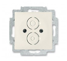 Плата центр. с суппортом для разъёмов с резьбовым креплением М16х0.75, серия solo/future, цвет savanne/сл. кость  1710-0-3655   2CKA001710A3655  AB