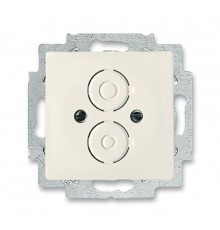 Плата центр. с суппортом для разъёмов с резьбовым креплением М16х0.75, серия solo/future, цвет savanne/сл. кость  1710-0-3655   2CKA001710A3655  AB