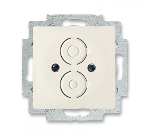 Плата центр. с суппортом для разъёмов с резьбовым креплением М16х0.75, серия solo/future, цвет savanne/сл. кость  1710-0-3655   2CKA001710A3655  AB