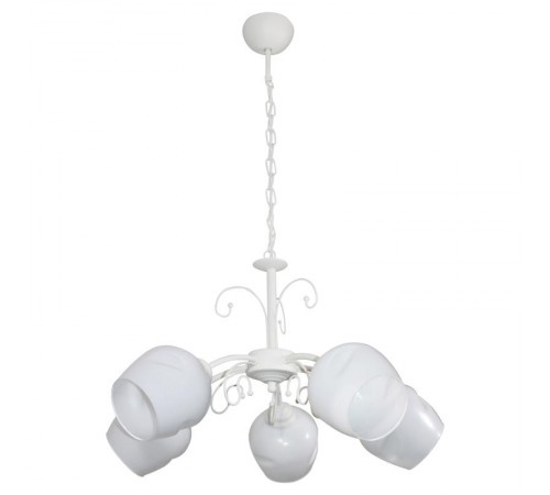 Светильник "Дези" 251 бел.муар (Плафон 8317) НСБ 01-5х60-134  1005404898  Элетех