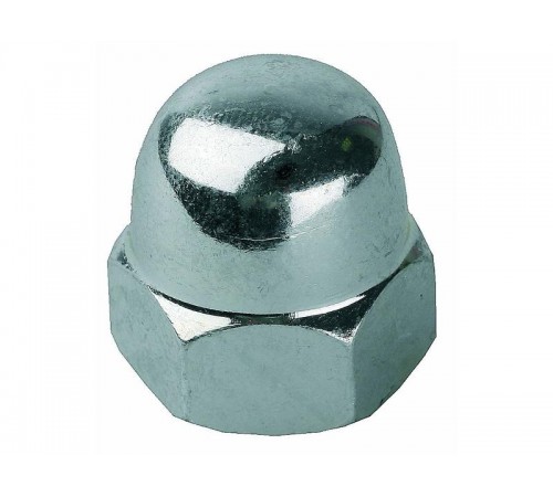 Гайка DIN1587 колпачковая оцинк. М8 (6 шт) - пакет ( 0,052 кг)  112278  Tech-KREP