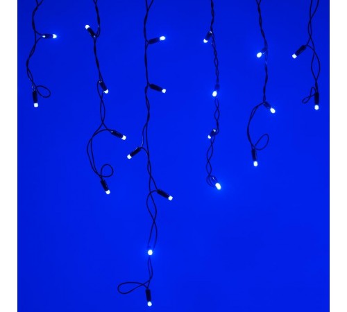 Светодиодная гирлянда ARD-EDGE-CLASSIC-2400x600-BLACK-88LED-FLASH BLUE (230V, 6W)  026010  Arlight