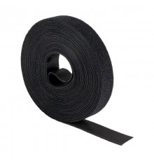 Хомут-липучка 16 мм (5м ролл) черный EKF PROxima  hlft-1-b  EKF