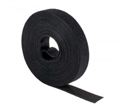 Хомут-липучка 16 мм (5м ролл) черный EKF PROxima  hlft-1-b  EKF