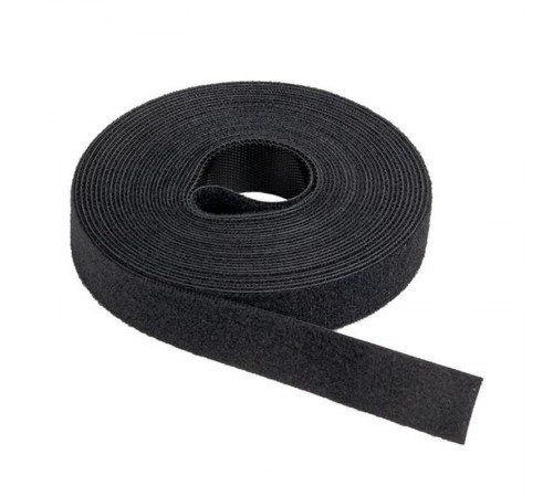 Хомут-липучка 16 мм (5м ролл) черный EKF PROxima  hlft-1-b  EKF