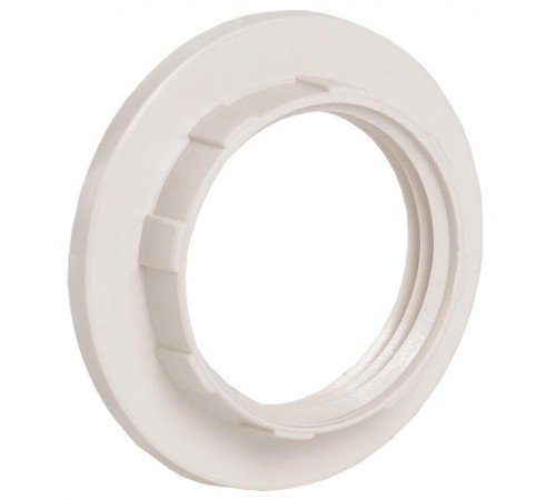 Кольцо к патрону, пластик, Е14, белый, индивидуальный пакет,   EKP20-01-02-K01  IEK