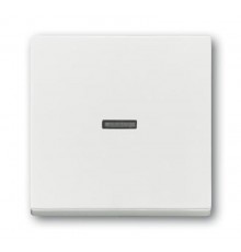 Клавиша для механизма 1-клавишного выключателя, с прозрачной линзой, Future/Axcent/Carat/Династия, белый бархат  2CKA001751A3153  ABB