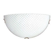 Светильник НББ Софи 300/2 21-60 М19 60Вт ЛН/КЛЛ/LED Е27 IP20 опал белый, клипсы золото  1005204154  Элетех