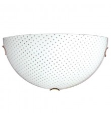 Светильник НББ Софи 300/2 21-60 М19 60Вт ЛН/КЛЛ/LED Е27 IP20 опал белый, клипсы золото  1005204154  Элетех