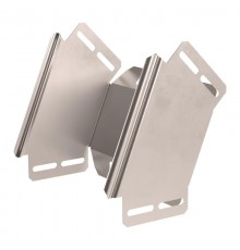 Угол вертикальный внешний 90 градусов Стандарт INOX (AISI 409) 200х100  PR16.3056  Промрукав