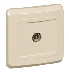 Этюд Кремовый С/У Розетка TV 1-ая 0,7dB единственная  TVC-002K  SE