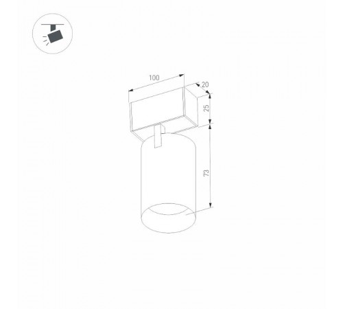 Светильник MAG-SPOT-25-R65-5W Day4000 (BK, 30 deg, 24V) (arlight, IP20 Металл, 3 года)  033239  Arlight