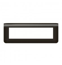 Рамка - Mosaic - 8 модулей - матовая черная  079058L  Legrand