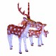 Акриловая светодиодная фигура "Олень папа коричневый" 145х122см, 3500 светодиода, IP44 понижающий трансформатор в комплекте,  513-105  NEON-NIGHT