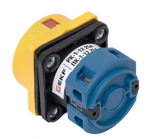 Переключатель кулачковый ПК-1-12 25А 2P "0-1" с блокировкой IP65  PROxima pk-1-12-25-a65 EKF