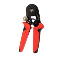 Кримпер HT 10-6 для обжима штыревых наконечников 0.08-10.0 кв мм с регулятором прижимного усилия  12-3210-1  REXANT