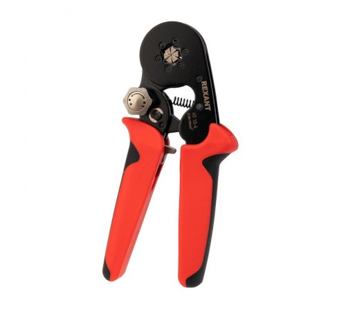 Кримпер HT 10-6 для обжима штыревых наконечников 0.08-10.0 кв мм с регулятором прижимного усилия  12-3210-1  REXANT