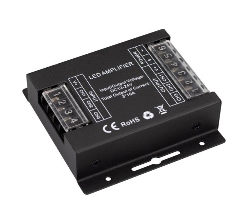 Усилитель ARL-5022-RGB (12-24V, 3x10A, 360-720W)  027140  Arlight