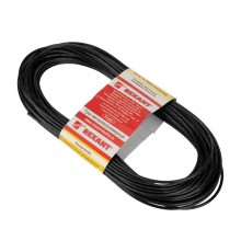 Трос стальной в ПВХ оплетке d=2,5 мм, черный ( моток 20 м)  09-5125-3  REXANT