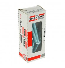 Болт DIN933 с шестигранной головкой оцинк. М8х60 (20 шт) - коробка с ок. Tech-Kr ( 0,496 кг)  105212  Tech-KREP