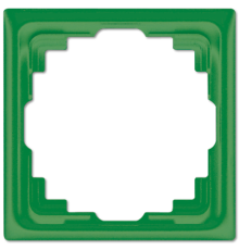 Рамка для инсталляции в кабельных каналах, однократная; зеленая  CD581KGN  Jung