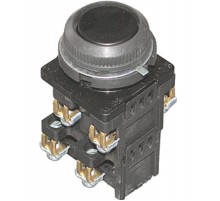 КЕ-182 У2 исп.8, черный, 1з+2р, цилиндр, IP54, 10А ,660В, выключатель кнопочный (ЭТ)  ET561476  Электротехник