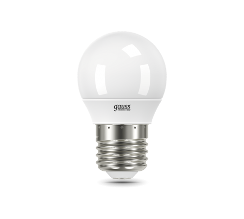 Лампа светодиодная Elementary Шар 12W 950lm 6500K Е27 LED 1/10/100  53232  Gauss